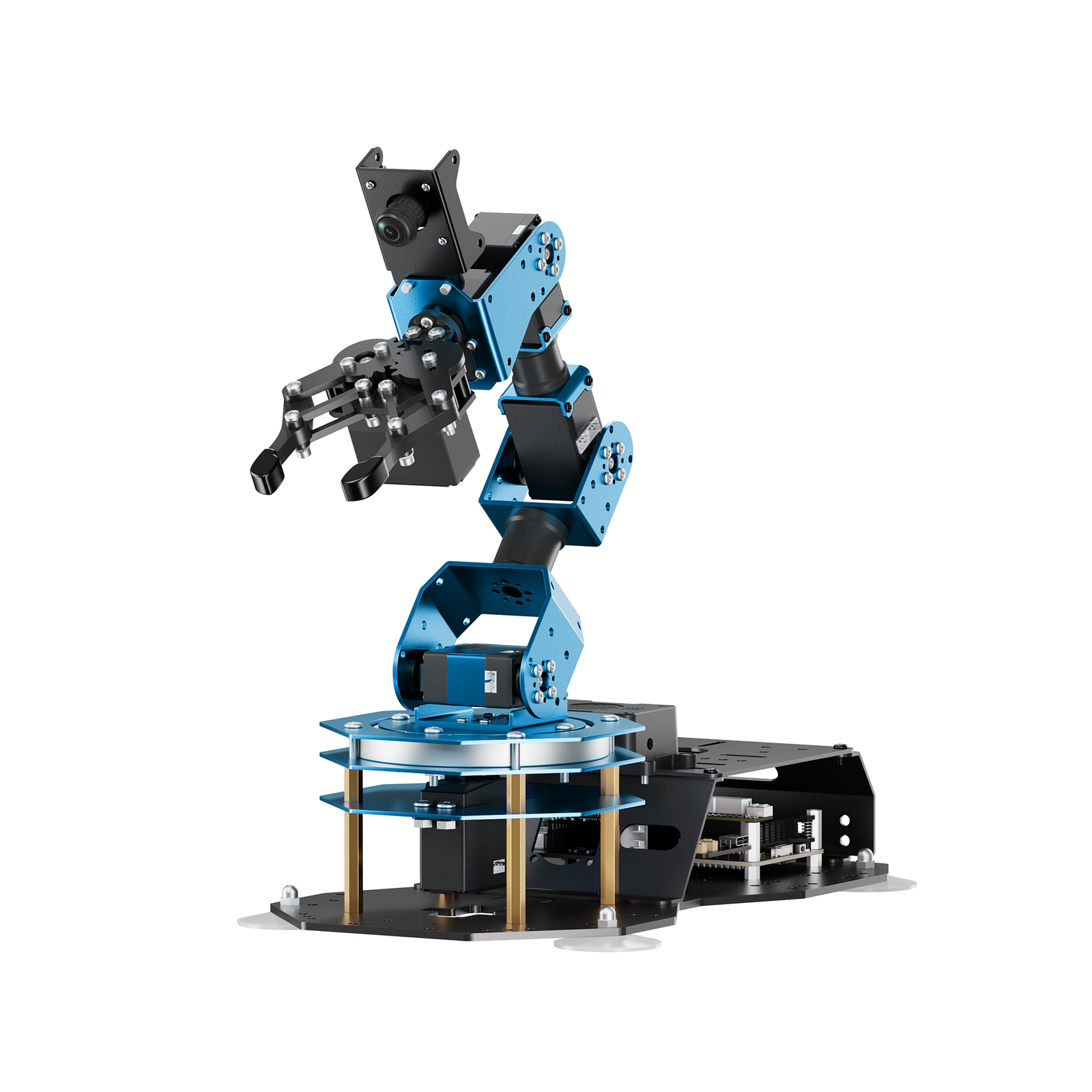 Hiwonder ArmPi FPV 6DOF ROS robotic arm kit powered by Raspberry Pi 5 with AI vision camera