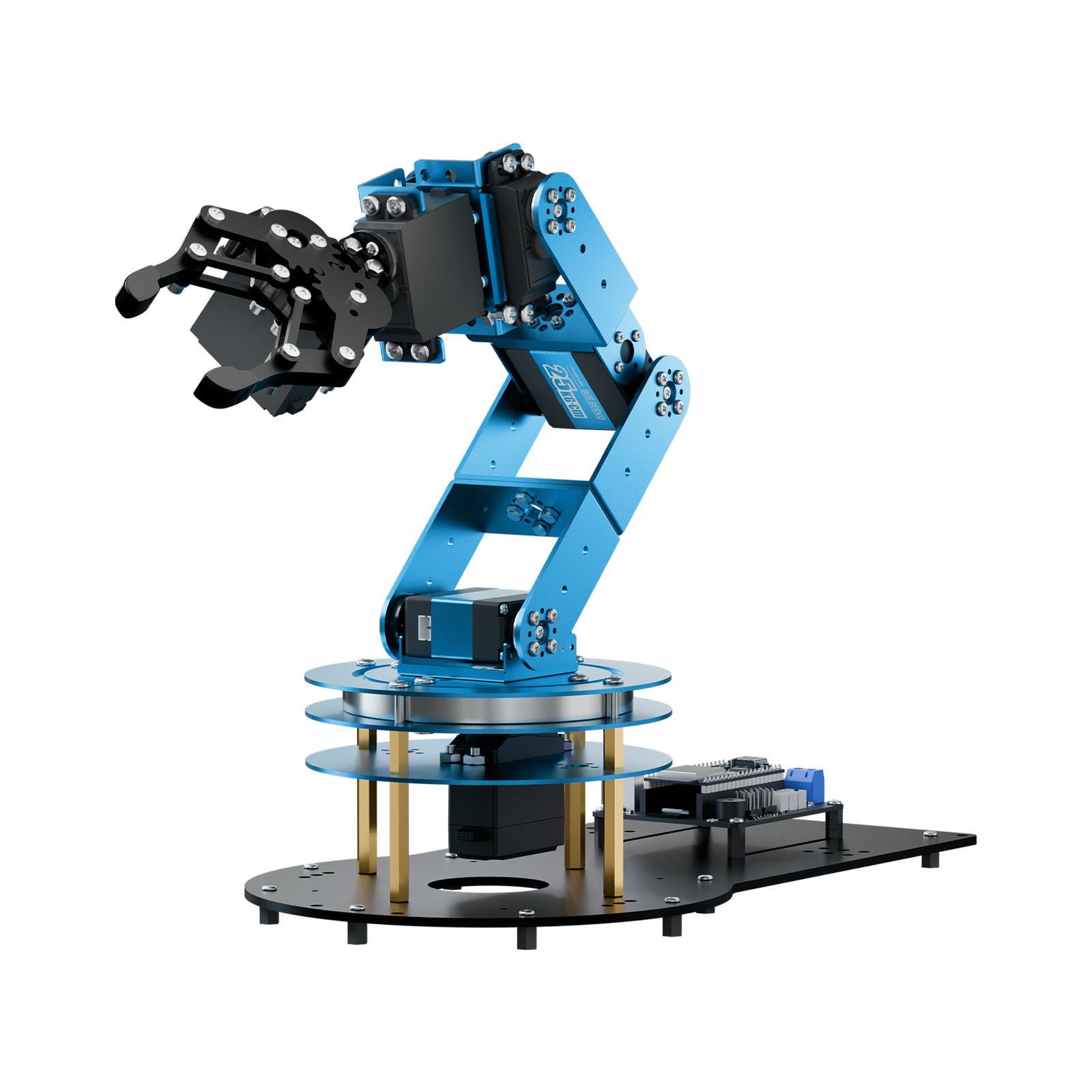 Hiwonder LeArm open source 6DOF ESP32 desktop robotic arm kit for Arduino programming