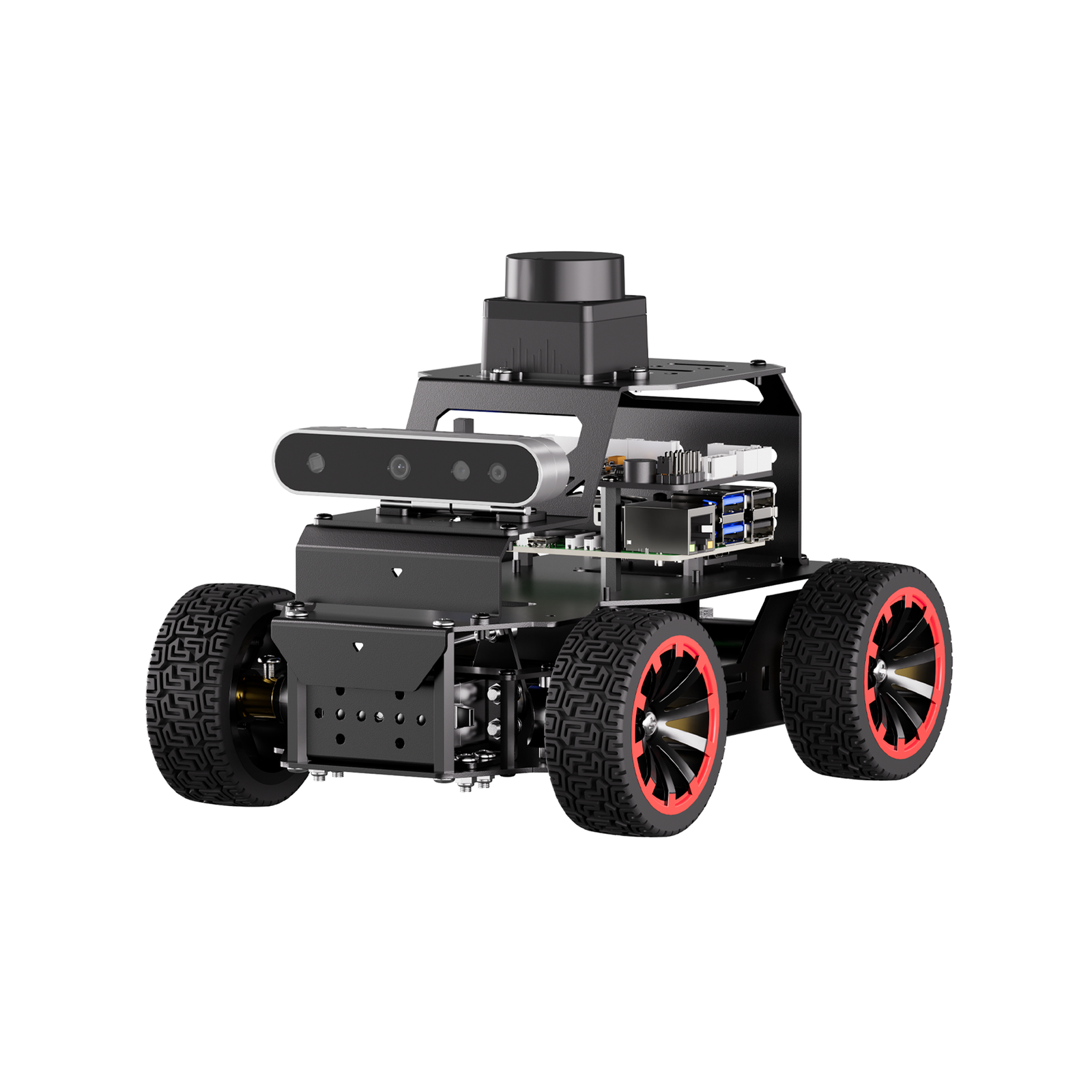 Hiwonder MentorPi A1 Ackermann steering ROS 2 robot car with lidar and 3D depth camera for autonomous driving