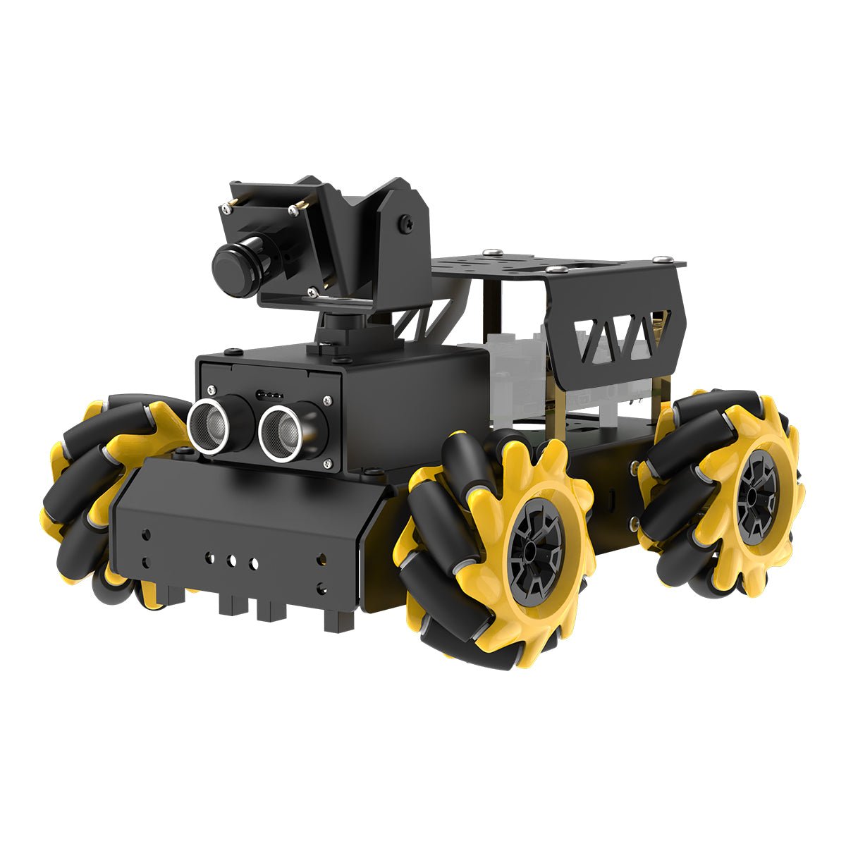 Hiwonder TurboPi Raspberry Pi mecanum robot car with HD camera and ultrasonic sensor for vision based obstacle avoidance