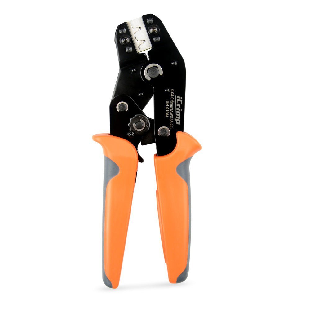 iCrimp SN-01BM ratcheting crimping tool for JST PH 2.0mm XH 2.54mm and DuPont pins AWG 28-20
