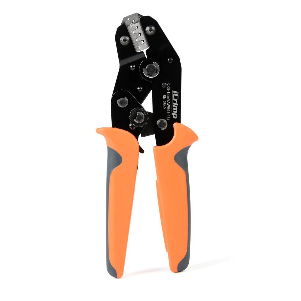 iCrimp SN-2549 ratcheting crimping tool for JST ZH PH XH VH and DuPont 2.54mm open barrel terminals