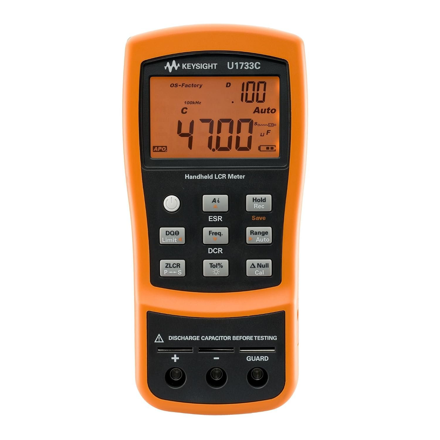 Keysight U1733C handheld LCR meter 100Hz to 100kHz