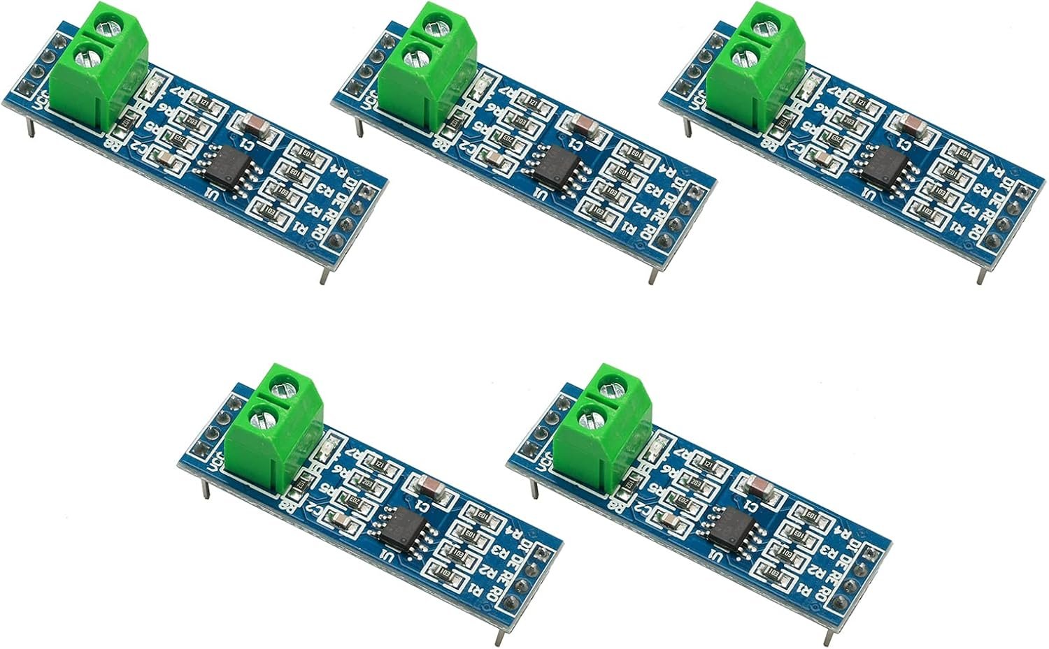 MAX485 TTL to RS485 transceiver modules with screw terminals for Arduino and Raspberry Pi