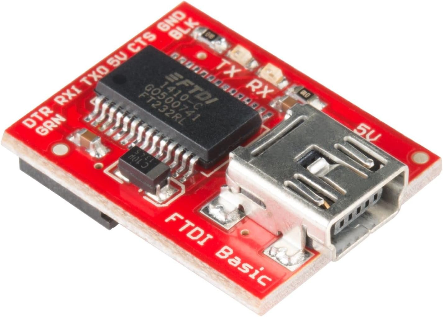 SparkFun FTDI Basic Breakout 5V USB to serial programmer for Arduino Pro Mini