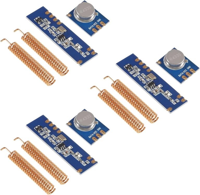 STX882 transmitter and SRX882 superheterodyne receiver 433MHz module kit with copper spring antennas