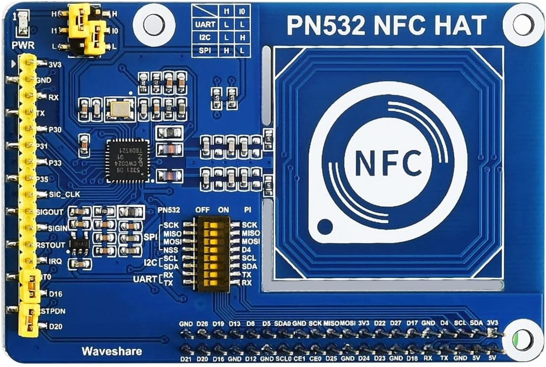Waveshare PN532 NFC HAT RFID NFC reader module for embedded projects