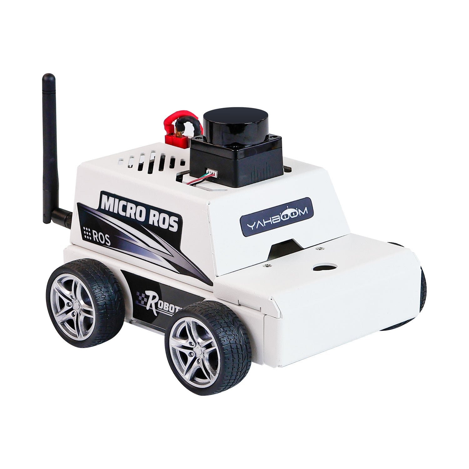 Yahboom MicroROS ESP32 ROS 2 robot car kit that runs micro-ROS on the robot and ROS 2 on a PC virtual machine