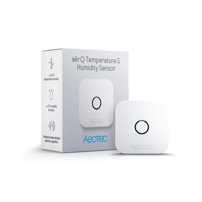 Aeotec aerQ Z-Wave temperature, humidity and dew point sensor