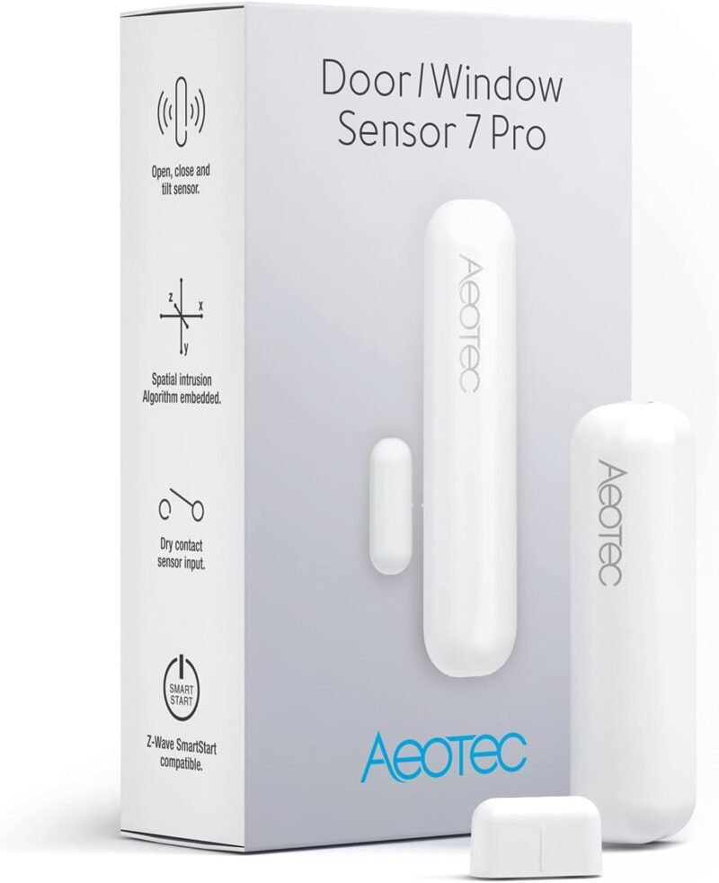 Aeotec Door Window Sensor 7 Pro ZWA012 Z-Wave Plus contact sensor with external input