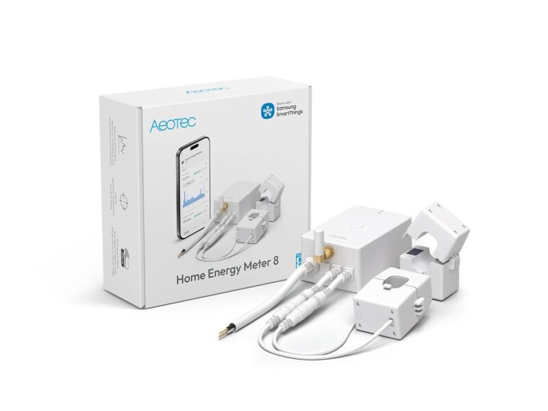 Aeotec Home Energy Meter 8 Z-Wave Long Range whole-home energy monitor