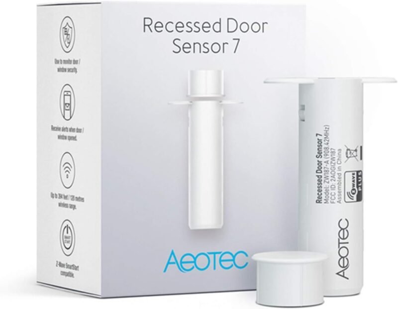 Aeotec Recessed Door Sensor 7 hidden Z-Wave Plus door sensor