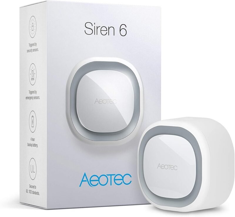 Aeotec Siren 6 Z-Wave Plus S2 indoor siren and chime