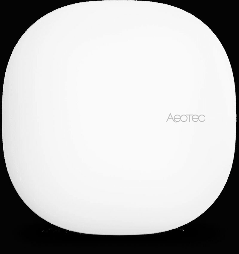 Aeotec Smart Home Hub working as a SmartThings hub with Z-Wave, Zigbee and Matter