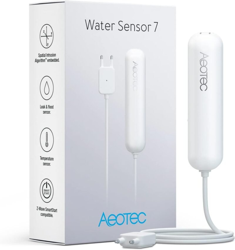 Aeotec Water Sensor 7 Basic Z-Wave leak and flood sensor with probe
