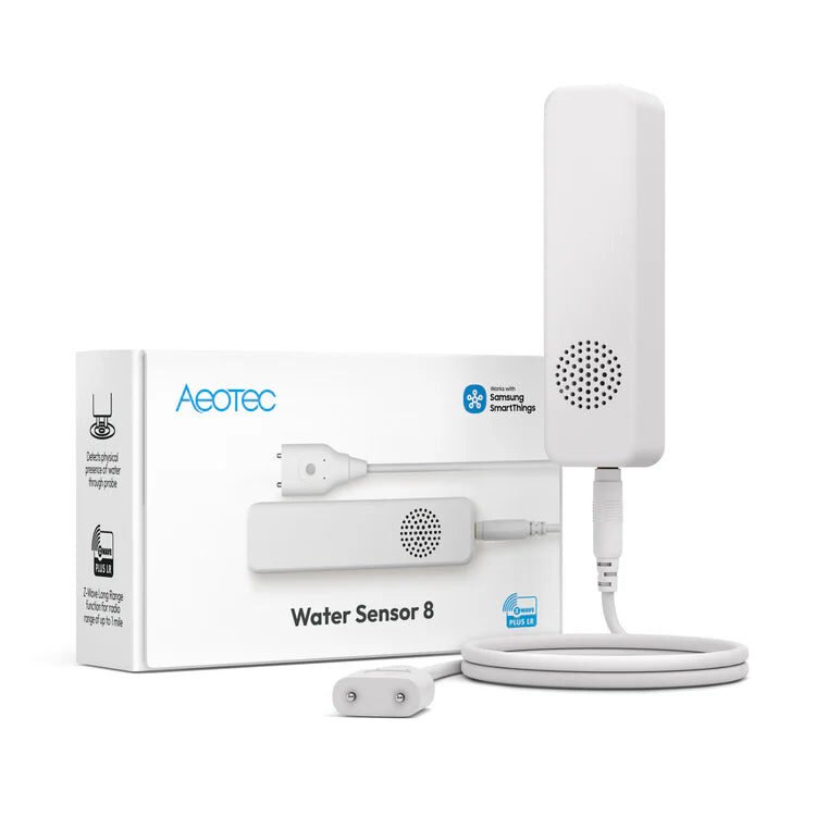Aeotec Water Sensor 8 Z-Wave Long Range leak, temperature and humidity sensor