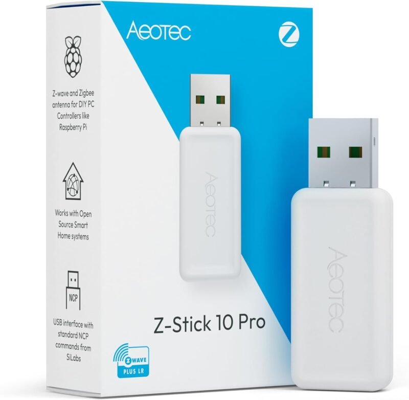 Aeotec Z-Stick 10 Pro Zigbee 3.0 and Z-Wave 800 USB adapter