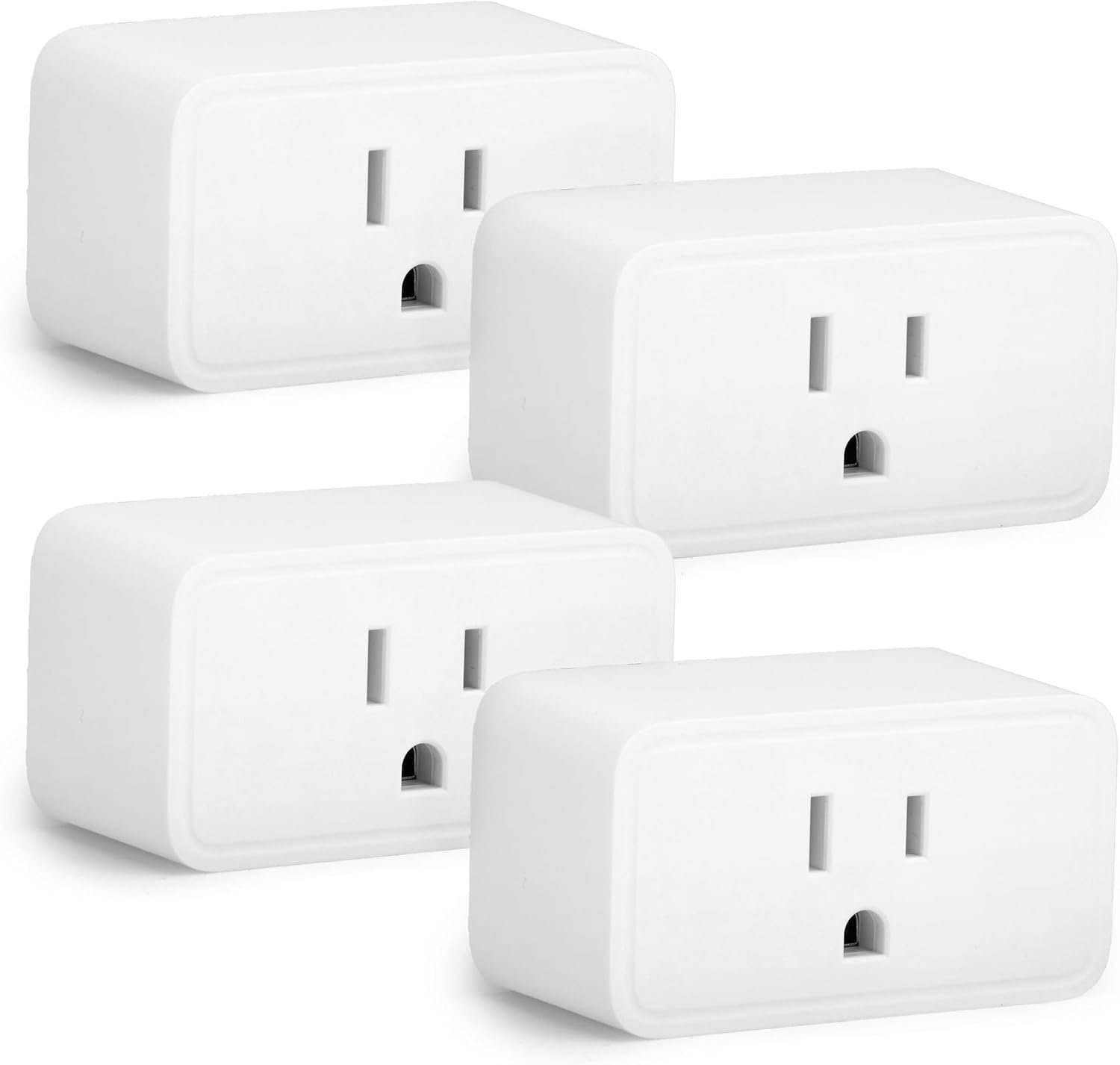 Amazon Basics Matter compatible smart plug, 4-pack