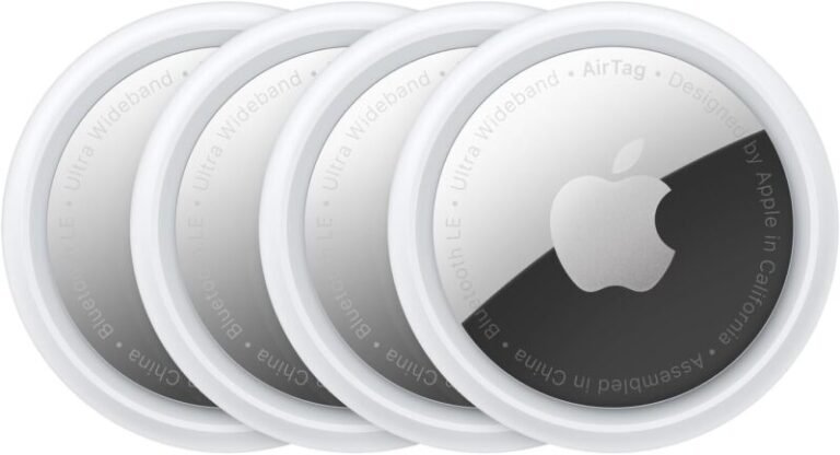 Apple AirTag 4-pack Bluetooth item tracker for Find My
