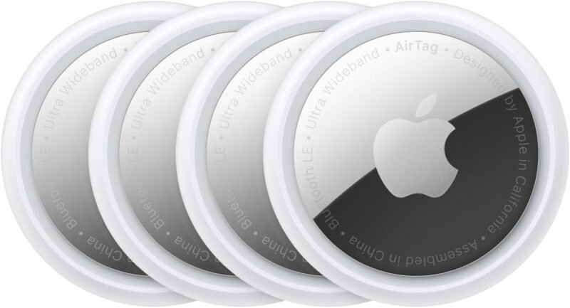 Apple AirTag 4-pack Bluetooth item tracker for Find My