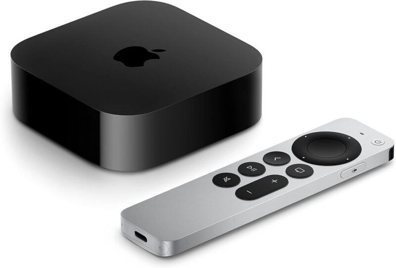 Apple TV 4K 128GB Wi-Fi plus Ethernet home hub with Thread border router
