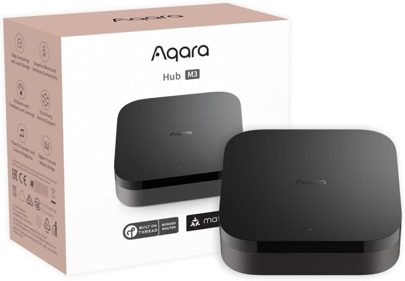 Aqara Hub M3 Matter bridge for Aqara Zigbee devices with Thread border router and PoE