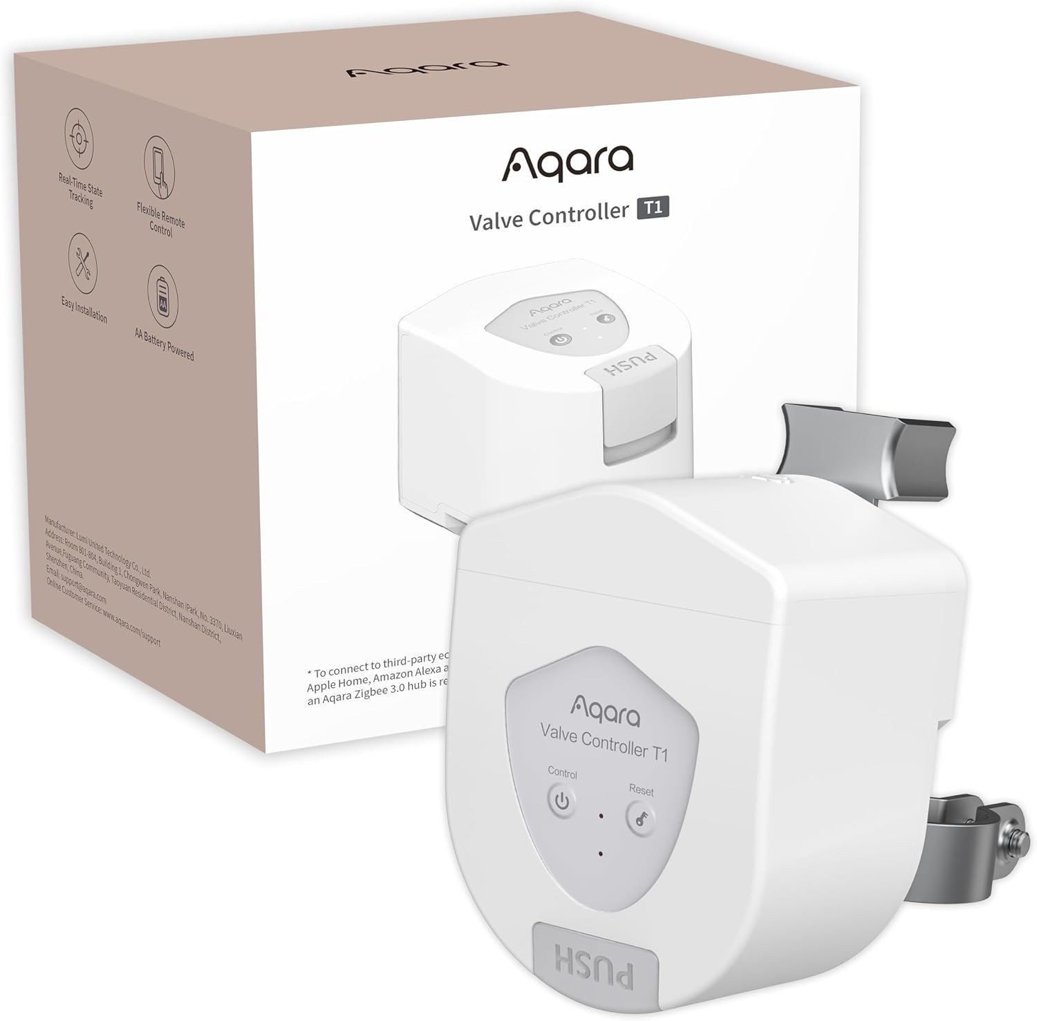 Aqara Smart Valve Controller T1 Zigbee water shut-off with Matter over bridge