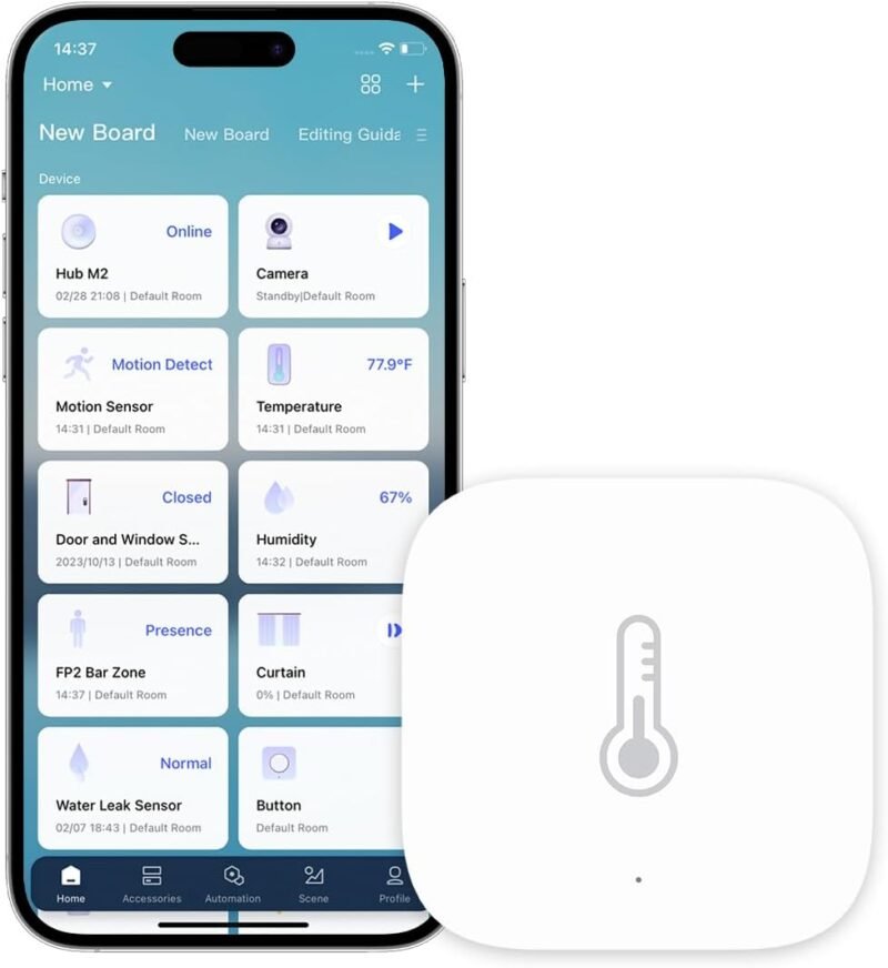 Aqara Zigbee temperature and humidity sensor