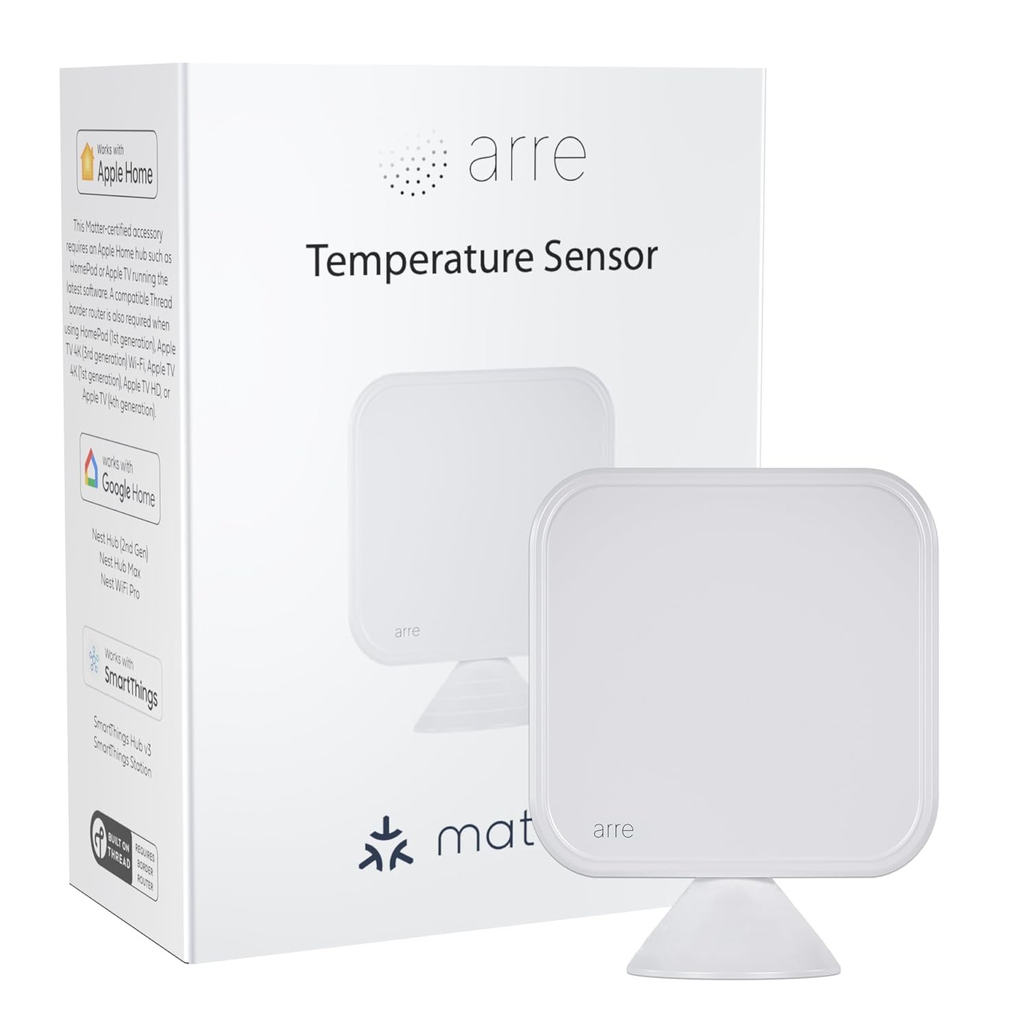 arre Matter over Thread temperature humidity and air pressure sensor