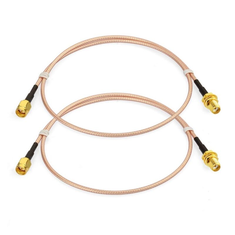 Bingfu SMA female bulkhead to SMA male RG316 antenna extension cable