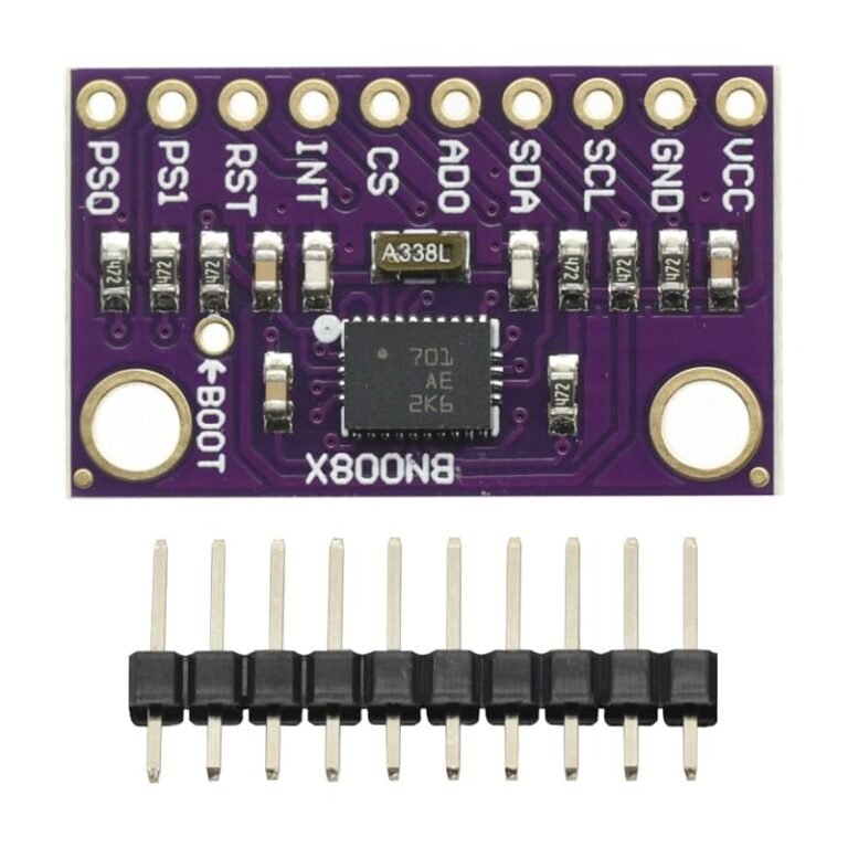 BNO085 9-DOF IMU sensor fusion module with I2C SPI UART interface for Arduino and ESP32