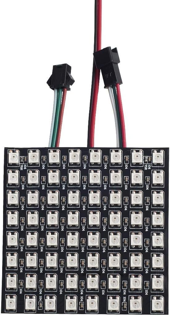 BTF-LIGHTING WS2812B 8x8 addressable RGB LED matrix panel