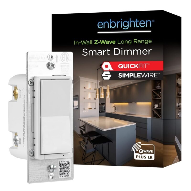 Enbrighten Z-Wave Long Range 800 Series paddle dimmer switch