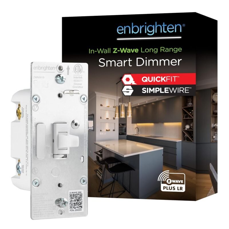 Enbrighten Z-Wave Long Range 800 Series toggle dimmer switch