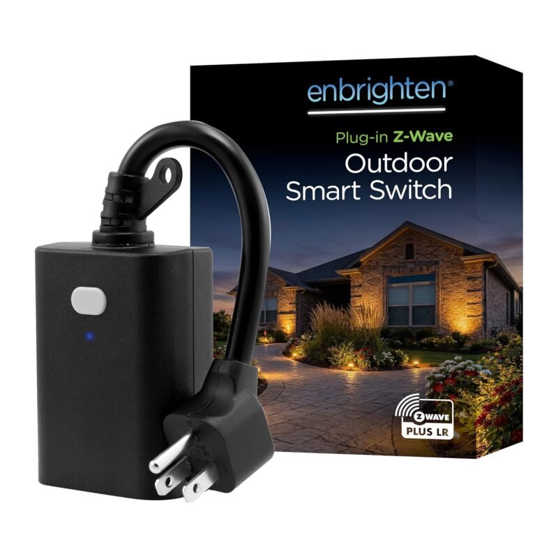 Enbrighten Z-Wave Long Range 800 Series outdoor smart plug