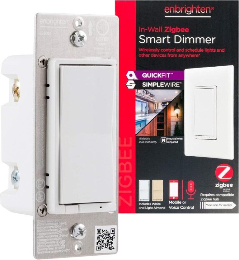 Enbrighten Zigbee in-wall smart dimmer paddle switch