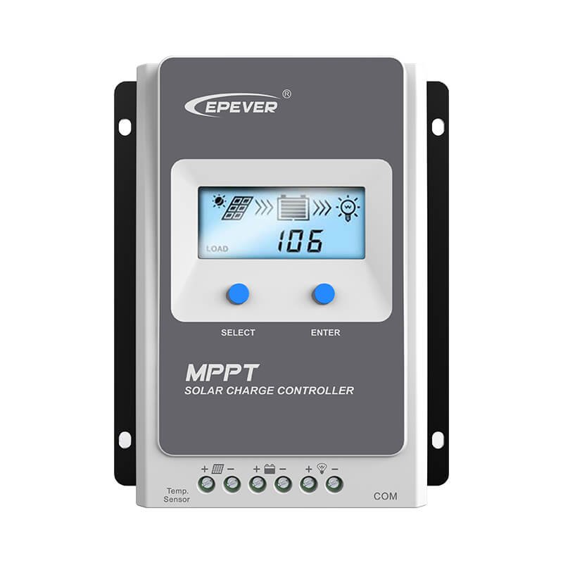 EPEVER Tracer AN 10A MPPT solar charge controller with RS485 Modbus port for ESP32 monitoring