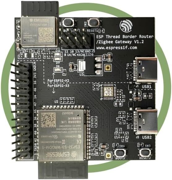 Espressif ESP Thread Border Router Zigbee Gateway board with ESP32-S3 and ESP32-H2