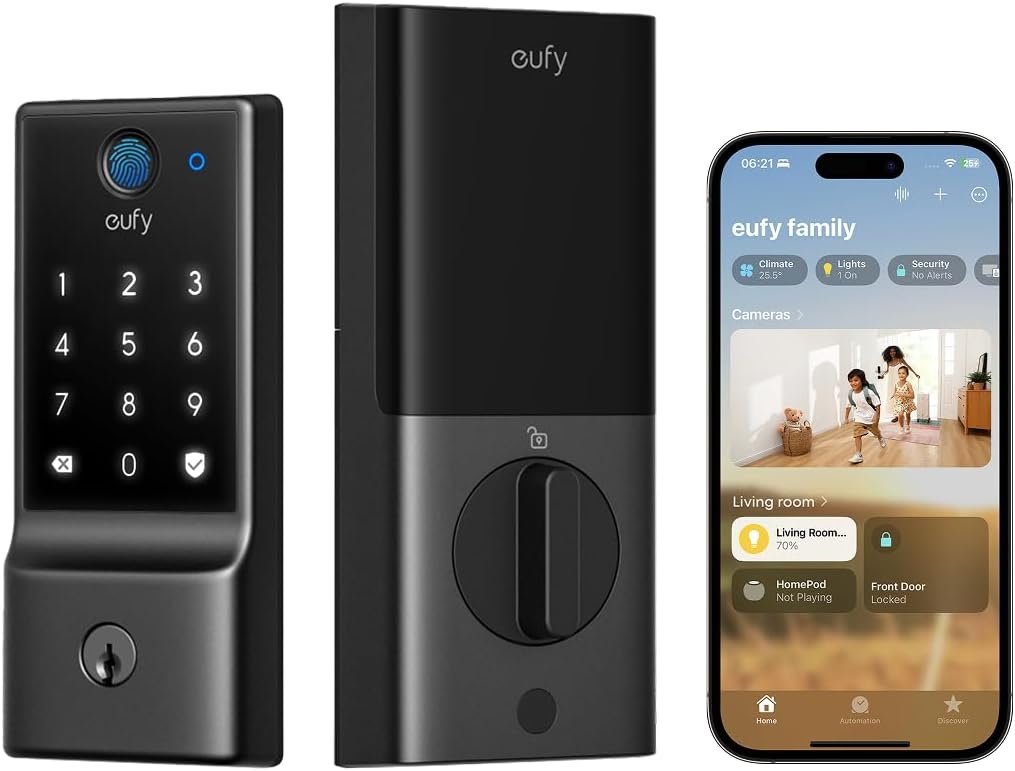 eufy Smart Lock E30 Matter over Thread fingerprint deadbolt