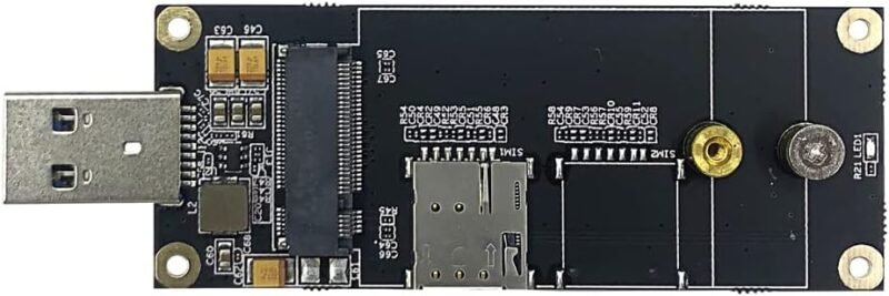 EXVIST 4G LTE industrial M.2 to USB 3.0 adapter with SIM slot