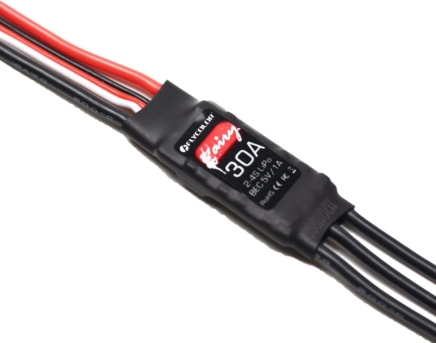 Flycolor 30A brushless ESC 2-4S with 5V 1A BEC for F450 quadcopter and Arduino projects