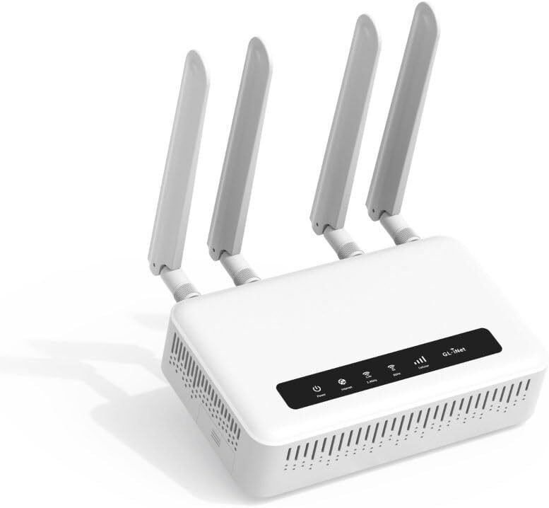 GL.iNet GL-X2000 Spitz Plus LTE Cat 12 Wi-Fi 6 dual-SIM router