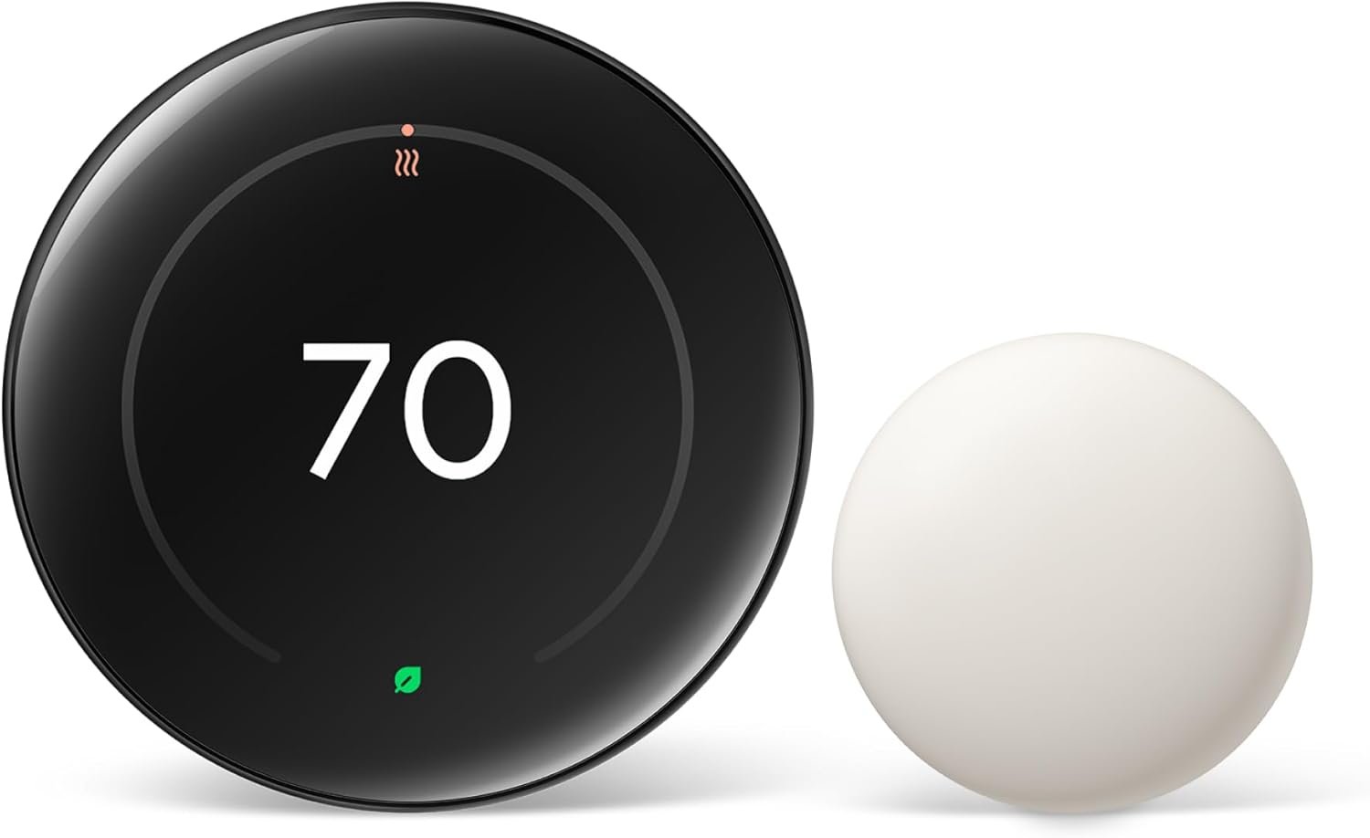 Google Nest Learning Thermostat 4th gen Matter smart thermostat with Nest Temperature Sensor