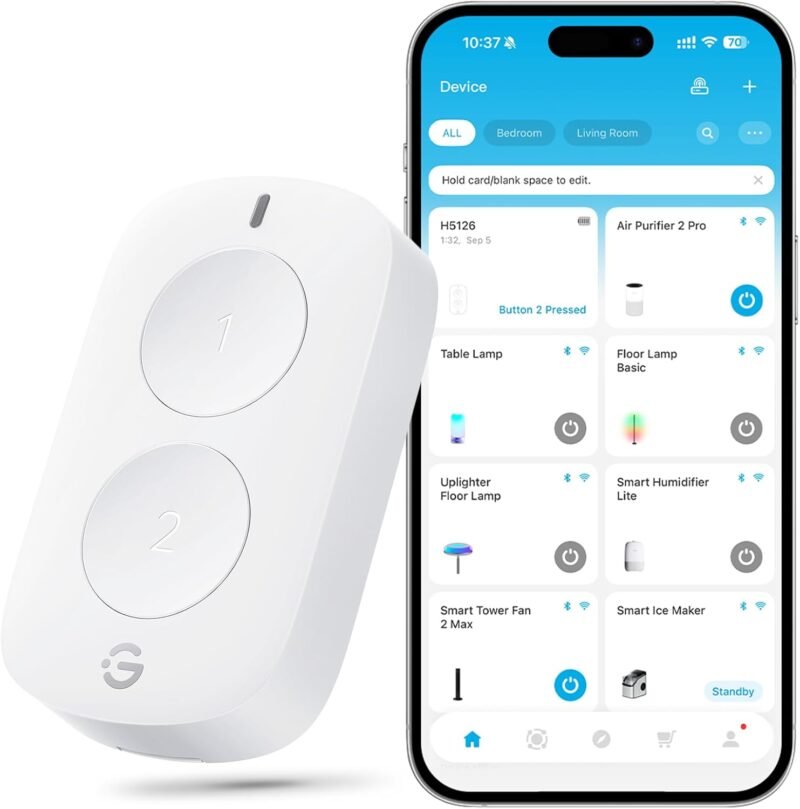 GoveeLife smart mini double button Bluetooth switch