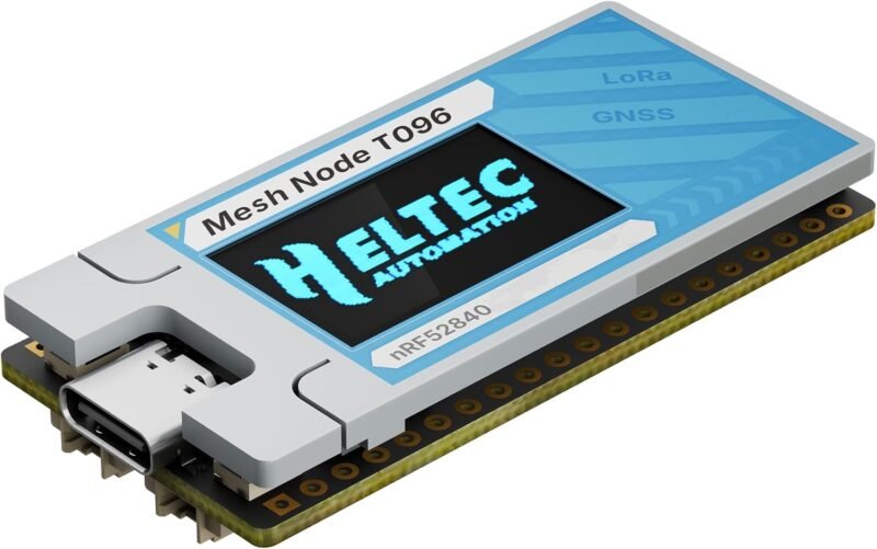 Heltec T096 Meshtastic node nRF52840 SX1262 with dual-band GNSS