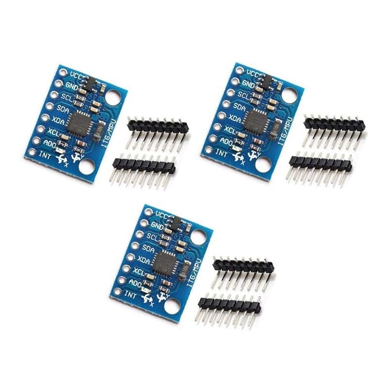 HiLetgo GY-521 MPU-6050 6-axis accelerometer gyroscope module 3-pack for Arduino