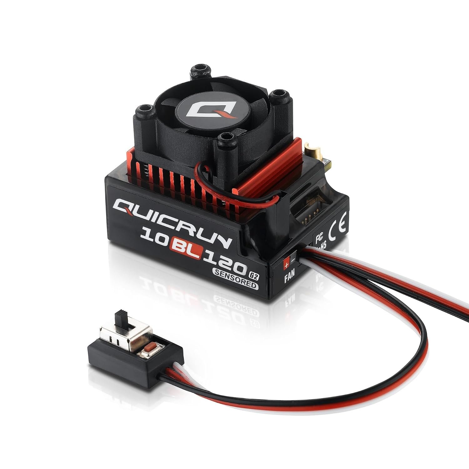 Hobbywing QuicRun 10BL120 Sensored G2 120A brushless ESC for 1/10 scale cars and rovers