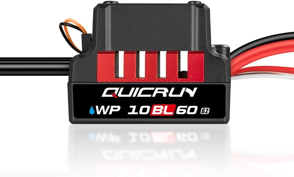 Hobbywing QuicRun WP 10BL60 G2 60A waterproof sensorless brushless ESC