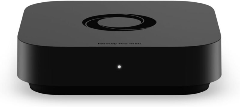 Homey Pro Mini local smart home hub with Matter, Thread, Zigbee and Ethernet