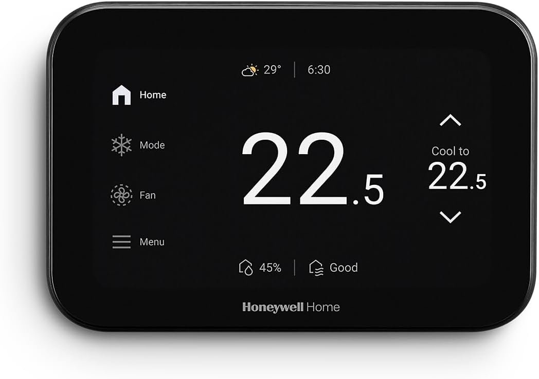 Honeywell Home ElitePRO S1200 Matter smart thermostat with 5 inch touchscreen and air quality monitoring